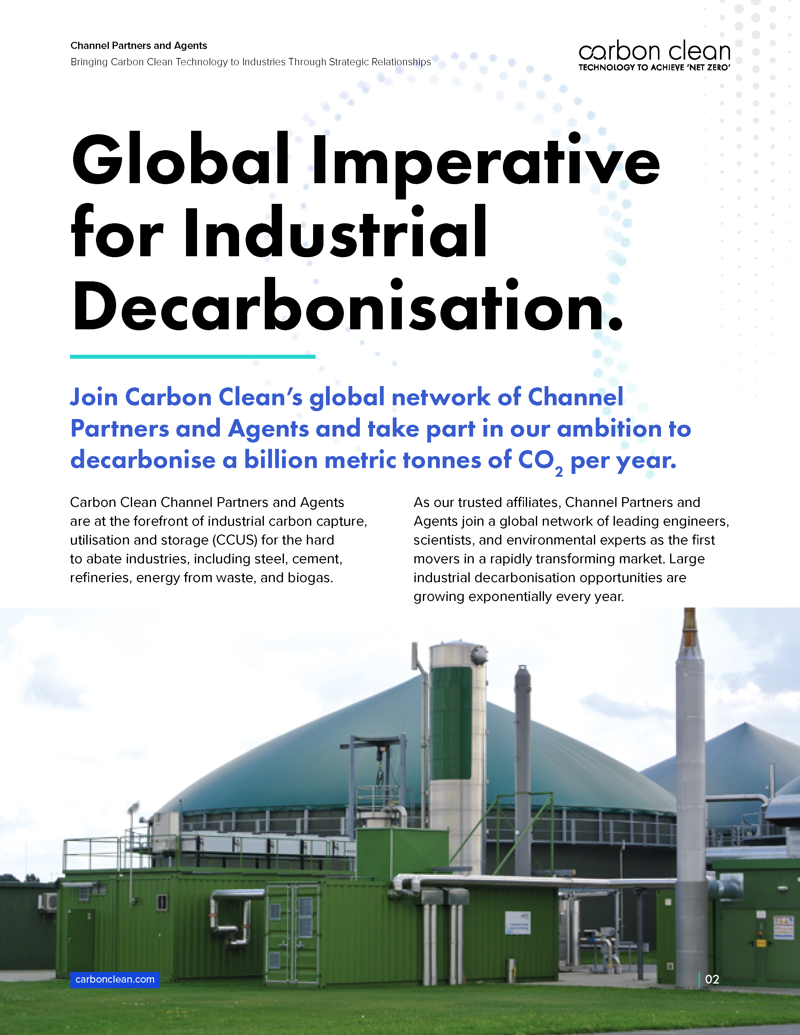 Channel Partners and Agents Carbon Clean